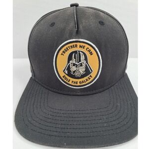 Star Wars Darth Vader Together We Can Rule The Galaxy Snapback Hat Men Black Cap